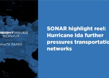 SONAR highlight reel: Hurricane Ida further pressures transportation networks