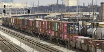 What did the threat of a potential rail strike do to the freight market?