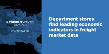 Department stores find leading economic indicators in freight market data